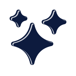 Sparkles icon, Mellow style
