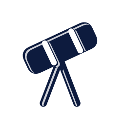 Telescope icon, Mellow style