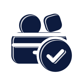 Toy box check icon, Mellow style