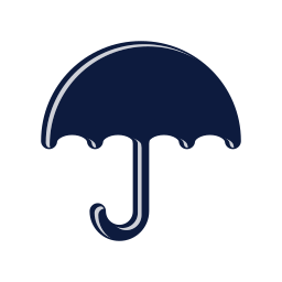 Umbrella icon, Mellow style