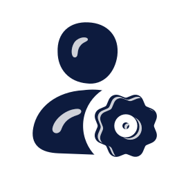 User settings icon, Mellow style