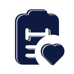 Workout plan heart icon, Mellow style