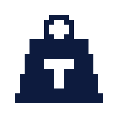 Cargo weight icon, Pixel style