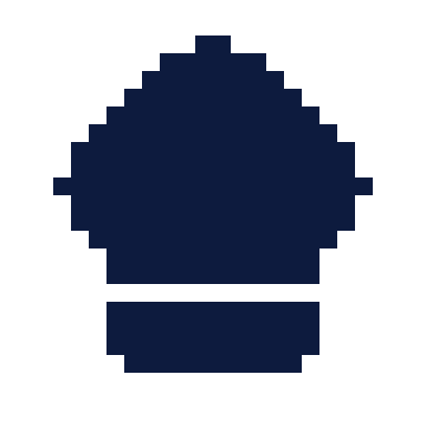Chef hat icon, Pixel style