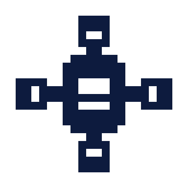 Content hub icon, Pixel style