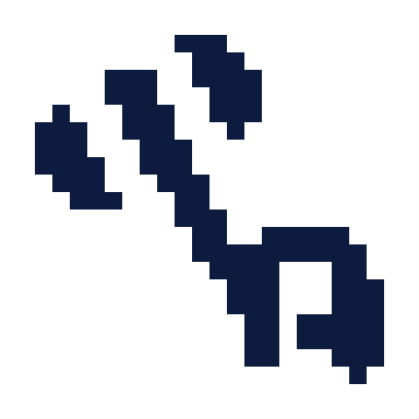 Croquet icon, Pixel style