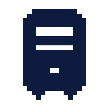 Desktop tower icon, Pixel style