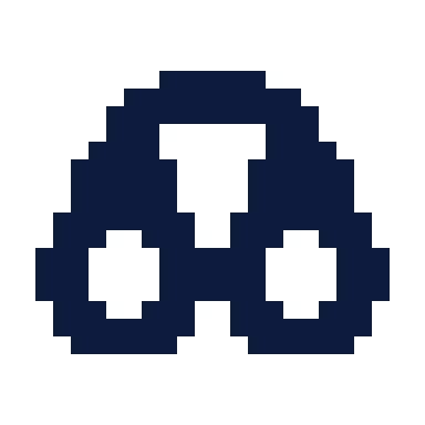 Handcuffs icon, Pixel style
