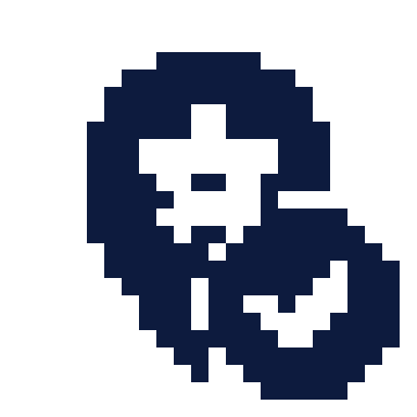 Local seo pin check icon, Pixel style