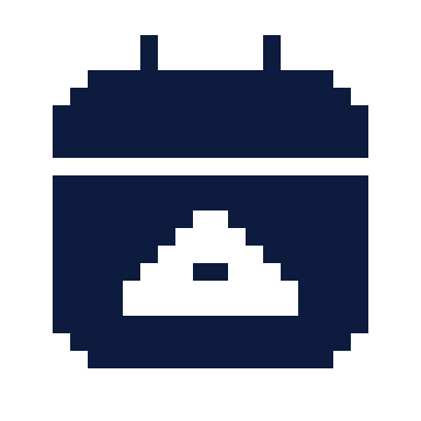 Meal plan icon, Pixel style