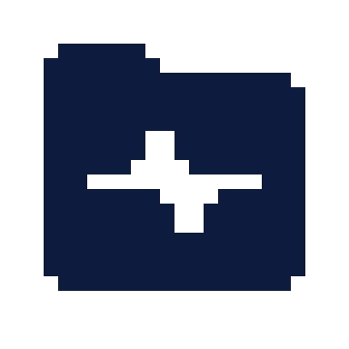 Medical folder icon, Pixel style