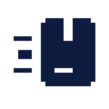Parcel express icon, Pixel style