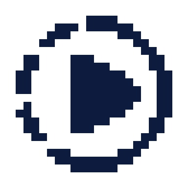 Slow motion icon, Pixel style