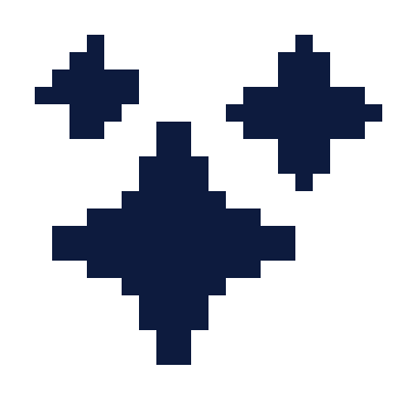 Sparkles icon, Pixel style