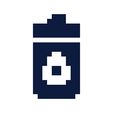 Sports bottle icon, Pixel style