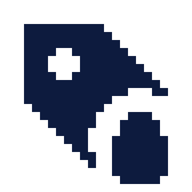 Tag lock icon, Pixel style