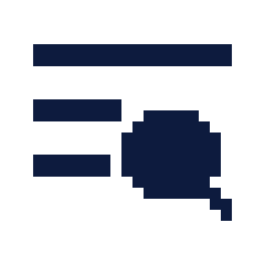 Text search icon, Pixel style
