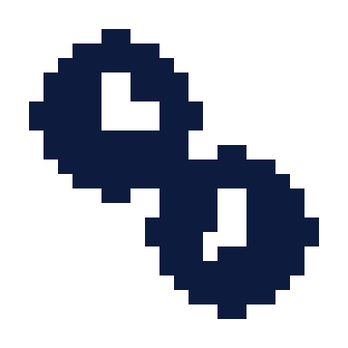 Time zones icon, Pixel style
