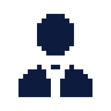 User tie icon, Pixel style
