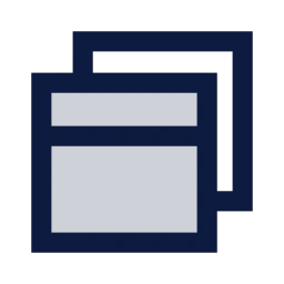 Calendars icon, Sharp Duotone style