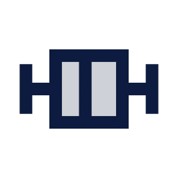 Chart boxplot icon, Sharp Duotone style