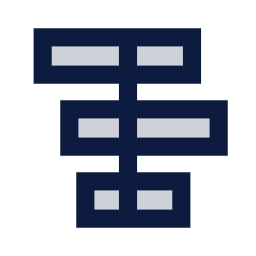 Chart butterfly icon, Sharp Duotone style