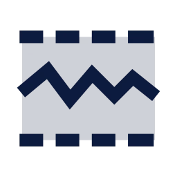 Chart control icon, Sharp Duotone style