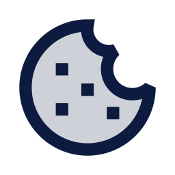 Cookie icon, Sharp Duotone style