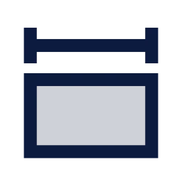Dimensions icon, Sharp Duotone style