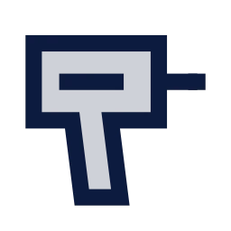 Drill icon, Sharp Duotone style