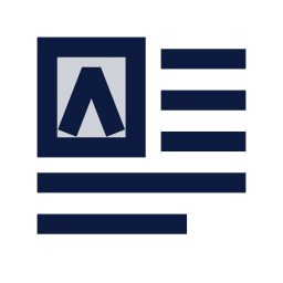 Drop cap icon, Sharp Duotone style