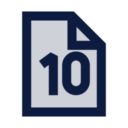 File binary icon, Sharp Duotone style