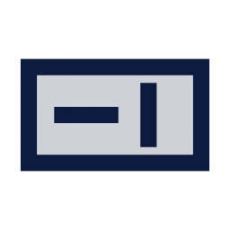Input field icon, Sharp Duotone style