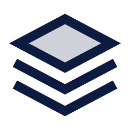 Layers icon, Sharp Duotone style
