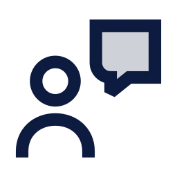 Live chat icon, Sharp Duotone style