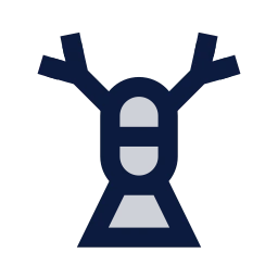 Lobster icon, Sharp Duotone style