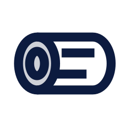 Log icon, Sharp Duotone style