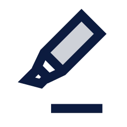 Marker icon, Sharp Duotone style