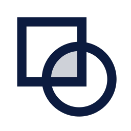 Mask shape icon, Sharp Duotone style