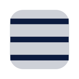 Menu icon, Sharp Duotone style