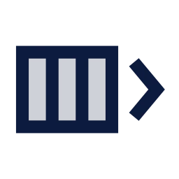 Message queue icon, Sharp Duotone style