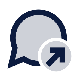 Message share icon, Sharp Duotone style