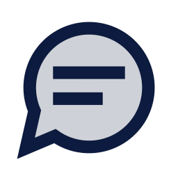 Message text icon, Sharp Duotone style