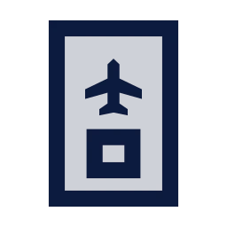 Mobile boarding pass icon, Sharp Duotone style