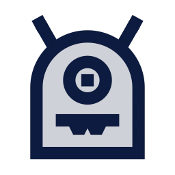 Monster icon, Sharp Duotone style