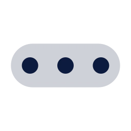 More horizontal icon, Sharp Duotone style