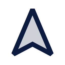 Navigation icon, Sharp Duotone style