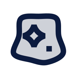 Nebula icon, Sharp Duotone style