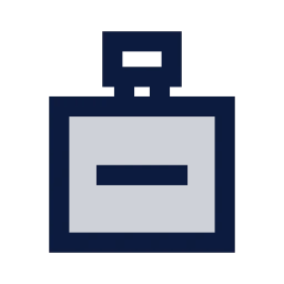 Perfume icon, Sharp Duotone style