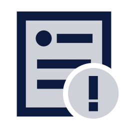 Post alert icon, Sharp Duotone style
